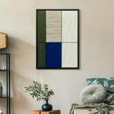 Bauhaus Palette - Contemporary Artistry Meticulously Crafted with Woven Threads